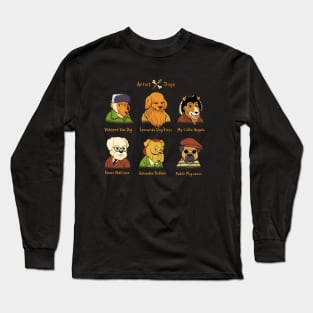 Artist Dogs Long Sleeve T-Shirt